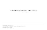 Mathematical literacy - Universitas Negeri Yogyakartastaffnew.uny.ac.id/upload/132310893/penelitian/Cek... · 2017. 11. 8. · mathematical literacy problems. The analysis of those