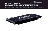 BATTERY POWER INVERTERS - Renogy700w 1000w 2000w 3000w. 01. Important Safety Instructions. Please save these instructions. This manual contains important safety, installation, and