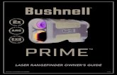 Bushnell 2019PrimeLRF FullManual 5LIM...This manual will help you optimize your viewing experience by explaining how to utilize the rangefi nder’s features and how to care for it.