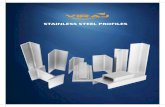 STAINLESS STEEL PROFILES - VirajProduct Catalogue Profile | Viraj Profiles Limited 4 List Of Drawn Flat Bar Sizes Sr. No. Sizes (Inch) Sr. No. Sizes (mm) 22 38.1 X 9.53 22 38 X 12