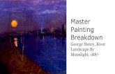Master Painting Breakdown - Draw Paint Academy...Master Painting Breakdown George Henry, River Landscape By Moonlight, 1887 Here is the painting in grayscale. This painting demonstrates
