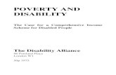 poverty and disability · 2018. 3. 23. · National Society for Mentally Handicapped Children . Royal National Institute for the Deaf . Royal National Institute of the Blind , The