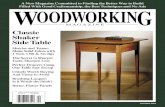 Popular Woodworking Magazine - A New Magazine Committed to … · W OODWORKING MAGAZINE 0 71486 01355 6 09> AUTUMN 2004 POPULAR WOODWORKING $4.99 U.S. $7.99 CAN Classic Shaker Side