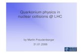 Quarkonium physics in nuclear collisions @ LHCtheorie.ikp.physik.tu-darmstadt.de/nhc/pages/lectures/r... · 2008. 2. 1. · Charmed Hadron Production • Open charm production in