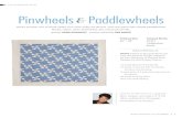 IntermedIate Pinwheels Paddlewheels - Quilting Daily · 2020. 1. 15. · Pinwheels&Paddlewheels Here’s another one of those classic two-color quilts we all love. This one starts