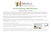 manchestercommunitycentral.org  · Web view2018. 2. 7. · Funding Bulletin. February. 201. 8. Information for the bulletin is compiled from a number of sources including Grantfinder,