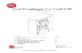 Ricoh StreamPunch Pro, Pro EX & MP - GBC · 2020. 9. 15. · Ricoh StreamPunch Pro, Pro EX & MP Installation Manual 3 a) Remove the finisher rear cover and plug the 7 pin communication