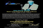 Allan Harris Quartet flyer - Rutherfurd Hall Harris Quartet_flyer.pdfAllan Harris Quartet Music of Nat King Cole & Eddie Jefferson Friday, August 24, 2018 • 7:30 pm Tickets available
