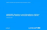 UNICEF EASTERN AND SOUTHERN AFRICA REGIONAL OFFICEOffices in budget analysis and advocacy for domestic investments in children; the office also supported 4 Country Offices (Malawi,