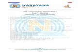 JEE (ADVANCED) 2019 PAPER 2 PART-I MATHS - Narayana …JEE (Advanced) 2019 Paper 2 Page 1 JEE (ADVANCED) 2019 PAPER 2 PART-I MATHS SECTION 1 (Maximum Marks:32) This section contains