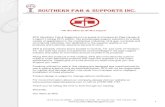 Southern Fab & Supports Inc. - Southern Fab and Supports Incsouthernfabandsupports.com/resources/1-27-15...Fab & Supports, Inc disclaims all express or implied warranties (including,