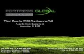 Participant Pass Code: #15086 - Fortress Paper · Toll Free Dial in: 1-855-353-9183 Conference Number: #1238397 Participant Pass Code: #15086 Replay of audio available for 30 days