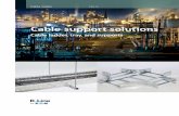 Cable support solutionsinnovath.com/newproduct/B-Line/B-Line_CSS-13.pdf · 2017. 10. 26. · • Marine-grade, copper-free aluminum • Ensures the best material for the application