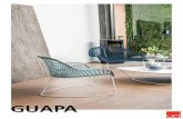 GUAPA - UCI · GUAPA GUAPA FEATURES DIMENSIONS The Guapa Collection is the perfect blend of Italian creativity and Spanish passion using clean lines represented by a noble and natural