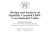 Design and Analysis of Spatially Coupled LDPC ...G. Liva and M. Chiani, “Protograph LDPC codes design based on EXIT analysis”, in Proc. IEEE Global Telecommunications Conference