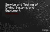 Service and Testing of Diving Systems and Equipment · 2020. 4. 15. · - IMCA - DNV OSS 305 - DNV E-402 - DNV D-403 • Imenco provides yearly inspection of air dive chambers and