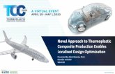 Novel Approach to Thermoplastic Composite Production Enables … · 2020. 12. 21. · Novel Approach to Thermoplastic Composite Production Enables Localized Design Optimization Presented