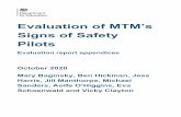 Evaluation of MTM’s Signs of Safety Pilots appendices · 2021. 1. 28. · Evaluation of MTM’s Signs of Safety Pilots . Evaluation report appendices . October 2020 . Mary Baginsky,