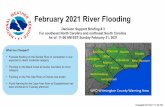 February 2021 River Floodingon Feb 27th or 28th. To see observed data for Socastee, go to the AHPS page for the gage. Created 2/21/2021 11:00 AM Contact and Next Briefing Information