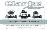 SUBMERSIBLE PUMPS...The CLARKE HSE range of submersible pumps are of rugged and durable construction, designed for long lasting continuous operation. They are suitable for discharging