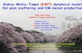 Dubna-Mainz-Taipei (DMT) dynamical model for pion scattering …nstar15/talks/25_A1/25_A1_Yang.pdf · 2015. 6. 3. · 3 Motivation To construct a meson-exchange model for πN scattering