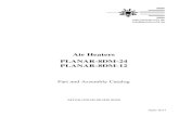 Air Heaters PLANAR-8DM-24 PLANAR-8DM-12 · 2018. 11. 18. · ADVR.020.00.00.000 KDS. Page2 of 10 This Part and Assembly Catalog is intended for PLANAR-8DM air heater installation,