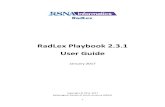RadLex Playbook 2.3.1 User Guideplaybook.radlex.org/playbook-user-guide-2_3_1.pdf · 2017. 2. 3. · 4.2 Playbook Version 2.1 Playbook version 2.1, released in November 2015, introduces