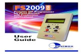 Portable ISP Programmer for Field-Service ... - Equinox Tech€¦ · Equinox guarantees that its products will be free from defects of material and workmanship under normal use and