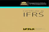 Certificate in IFRSIAS 1 Presentation of Financial Statements IAS 2 Inventories IAS 7 Statement of Cash Flows IAS 8 Accounting Policies, Changes in Accounting Estimates and Errors