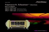 Data Sheet of Network Master™ Series - ATECorp.com€¦ · MU110010A-061 ODU Multiplexing MU110010A-062 ODU Flex MU110010A-002 1G 2G 4GFC Dual Port MU110010A-091/092 FC 8G 10G Single/Dual
