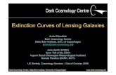 Dark Cosmology Centre · 2006. 10. 25. · Dark Cosmology Centre Dark Cosmology Centre Summary •Multiply imaged quasars can be used to study the extinction curves of lensing galaxies
