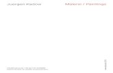 Juergen Kadow Malerei / Paintings · 2019. 5. 14. · Malerei / Paintings. Ohne Titel, 2018, Öl auf Leinwand, 100 x 70 cm (Zyklus „Hyacinth und Rosenblüthe“) „Die Wanderung