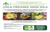 Plant Extracts-Naturally Fermented Fruits and Vinegars Botanical … · 2017. 3. 13. · COLD PRESSED SEED OIL After 2 years of research and development Botanical Innovations is bringing