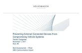 Preventing External Connected Devices From Compromising Vehicle … · 2019. 3. 1. · Volkswagen Group of America Engineering and Environmental Office (EEO) 13 • SAE hosted invitation-