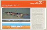 Liefkenshoek rail link - ArcelorMittal...Vinci Construction Grand Projets and Wayss & Freytag) Steel sheet piles AZ 25 L = 23.0 - 31.0 m 1,896 t AZ 37-700 L = 31.0 m 316 t Total =