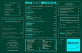 TO SHARE PEACE LOVEBOCCA SALADSCASA COLLER CASA COLLER ROSÉ Espresso 2,6 Co˜ee 2,6 Decafeïne 2,6 Cappuccino 2,8 Irish Co˜ee 7,5 French Co˜ee 7,5 Italian Co˜ee 7,5 Latte Macchiato