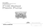 ENGINEERING OPERATION P100 Bolted Plastic Pump...WIL-11050-E-05 4 Wilden® Precautions - Read First! TEMPERATURE LIMITS*: Wetted Path Polypropylene (PP) 0 C to 79.4 C 32 F to 175 F