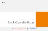 Get Blank Cigarette Boxes with packaging solution in UK