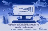 Application of STAR-CCM+ in Marine and Off-Shore Engineering: …mdx2.plm.automation.siemens.com/sites/default/files/... · 2018. 5. 6. · Simulation of sloshing in a tank due to