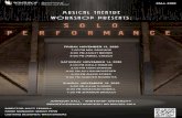 Musical Theatre Workshop Program Final · 2020. 11. 16. · Ian Latham, special guest/guitar "Take It From an Old Man" from Waitress by Sara Bareilles "The Song That No One Likes"