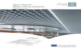 plenum Open Plenum metal Metal Ceiling SystemsUSA and Canada: 800.323.7164 / fax: 800.222.3744 Open Plenum 5 Product Dimensions Weight Number Length Height Face Per Piece Edge Cap