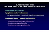 CLASSIFICATION OMS DES PROLIFERATIONS TUMORALES …oncopathologie.com/Cyberpat/squelettes/documents_organes... · 2013. 5. 9. · Immunohistochimie des lymphomes T/NK périphériques