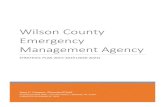 Wilson County Emergency Management Agency · 2018. 10. 8. · WEMA staff members are required to respond to fire, medical, rescue, and special operations incidents. WEMA is somewhat