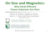 On Size and Magnetics - psma.com...IEEE power electronics magazine, Credit to Jelena Popovic and Dragan March 2015 Maksimovic for the ball and chain analogy Bonus content: scaling