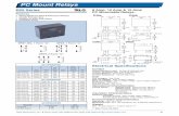 PC Mount Relays - Jameco Electronics · 2018. 11. 7. · NTE Electronics, Inc. Voice (973) 74 8−5089 FAX (973) 74 6224 31 PC Mount Relays R25 Series Features Epoxy Sealed for Wave