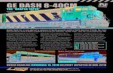 GE DASH 8-40CM - Rapido Trains Inc. · 2019. 10. 23. · The Dash 8-40CM (also known as the C40-8M) was introduced in 1990 with an order of 30 units for Canadian National (2400-2429),