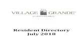 Resident Directory July 2018 - Dilucia · 2018. 7. 20. · Bill Giannetti 215-919-1520 tbgiannetti@gmail.com Dine Around Shirley Bernstein 609-432-4690 shirlhow2@gmail.com Fishing