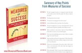 Summary of Key Points Measures of Success...MEASURES SUCCESS 1 REACT LESS 1 LEAD BETTER 1 IMPROVE MORE MARK GRABAN FOREWORD BY DONALD J. WHEELER EOBEMOBD BA DOVIWD r Summary of Key