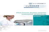 Pilot freeze-drying systems Innovative technology · 2019. 2. 11. · Freeze-dryers from Martin Christ are high-performance universal units for freeze-drying solid or liquid product