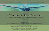 Cantus Ecclesiae - DiocesidiCremona.it...Cantus Ecclesiae Il Triduo pasquale e l’Ordinario della Messa Musiche di: arcantonio Ingegneri (1535-1592), M Responsori per la Settimana